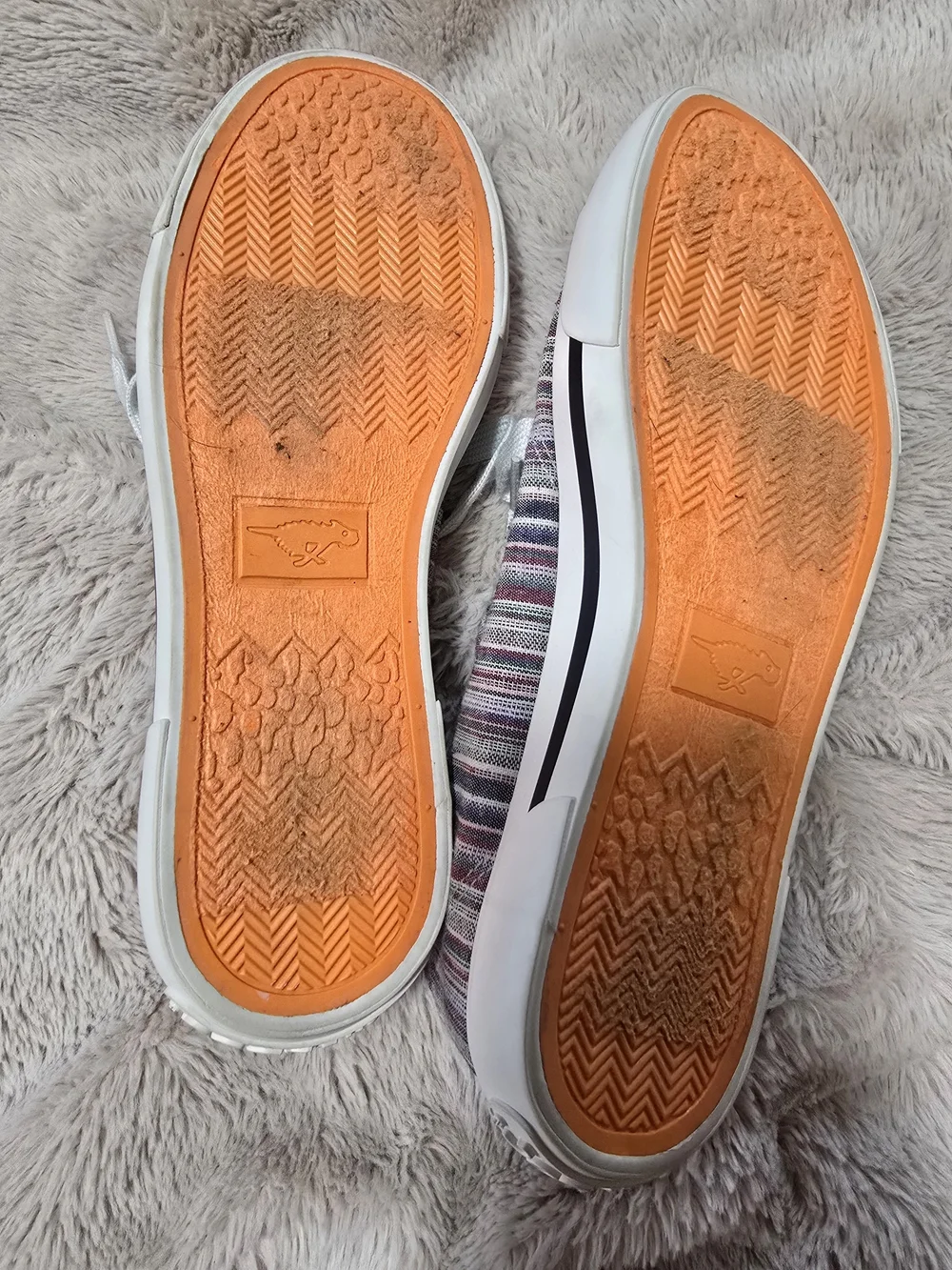Rocket Dog Women's Size 10 Striped Canvas Lace Up Sneakers Casual Shoes EU 41